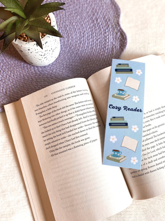 Cozy Reader Bookmark