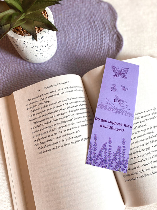 Wild Flower Bookmark