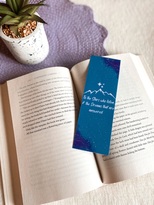 To the Stars and Dreams Bookmark