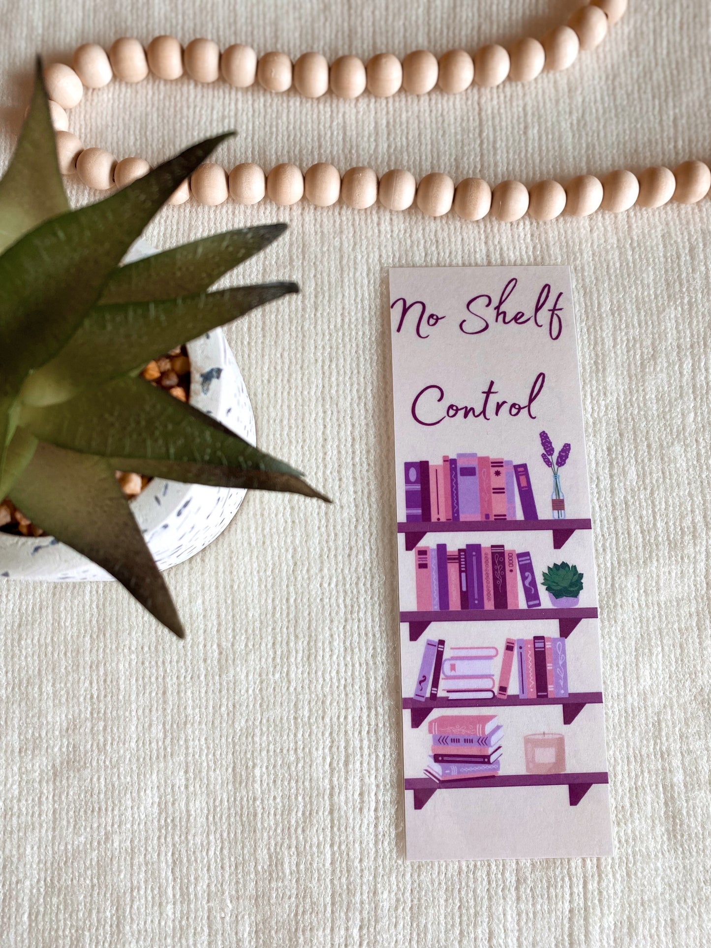 No Shelf Control Bookmark