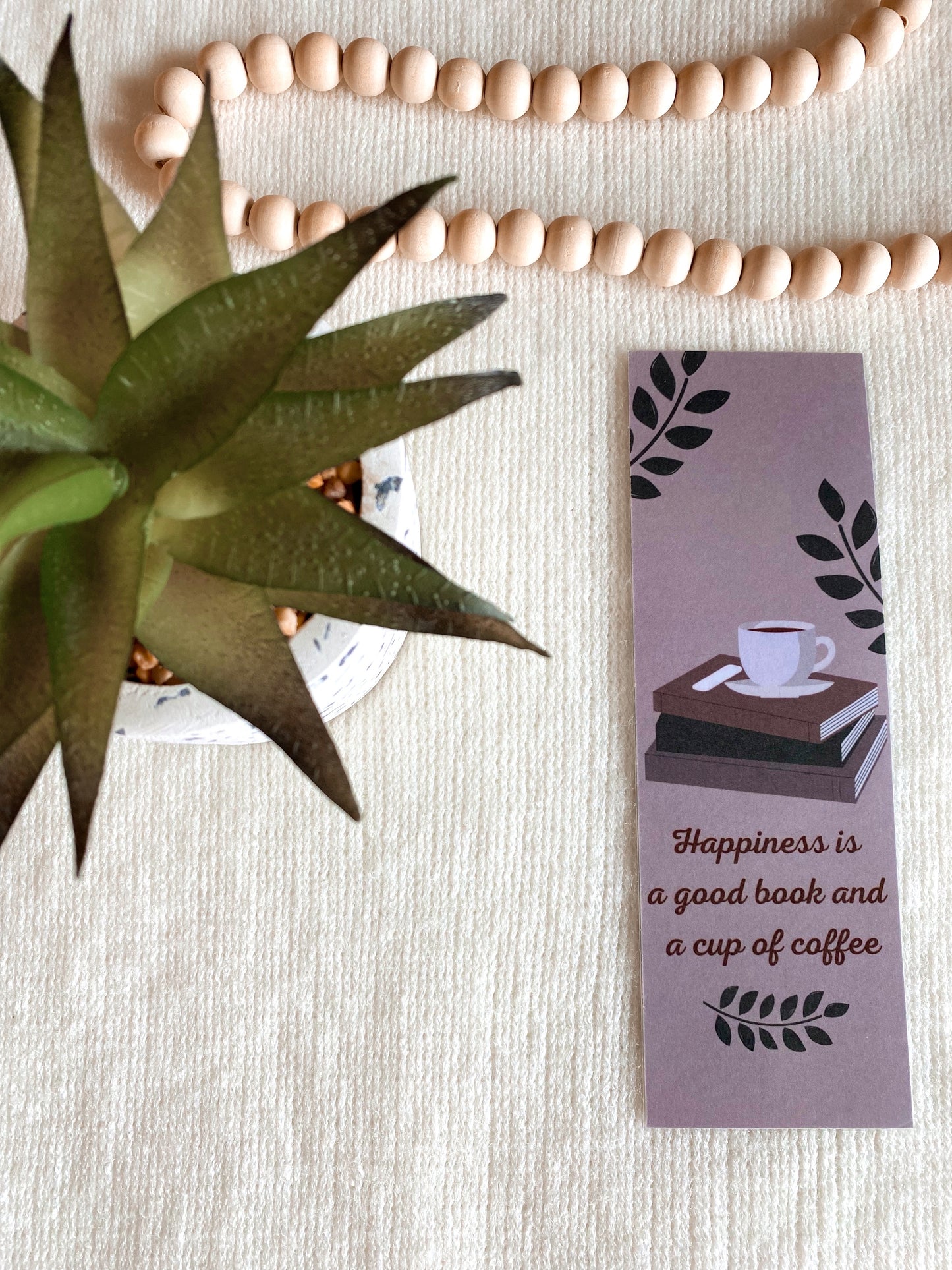 Coffee and a Book Bookmark