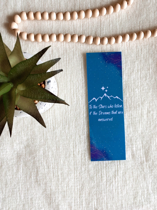 To the Stars and Dreams Bookmark