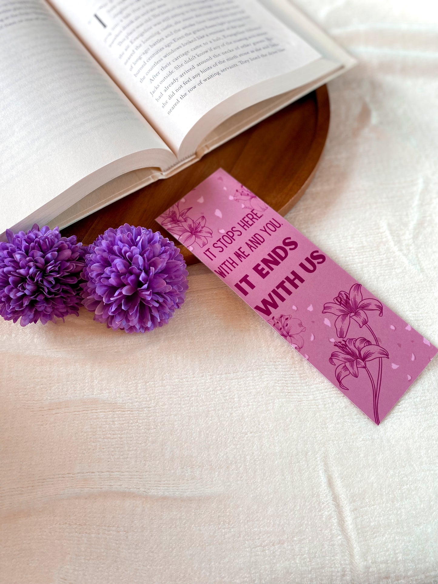 It Ends With Us & It Starts With Us Bookmarks